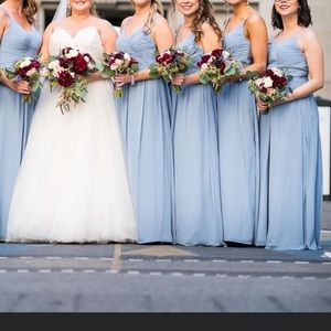 Azazie Blake, Size 4 - Dusty Blue